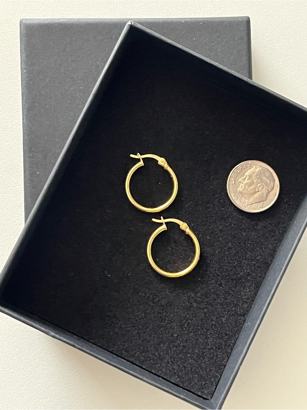 Gold Plated Hoop Earrings ✨